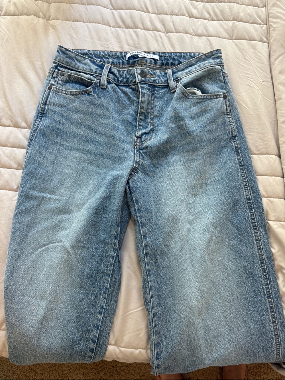 Celebrity Pink Light Blue Straight-Leg Jeans